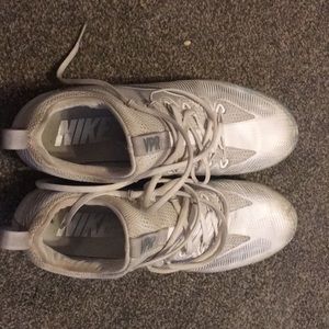 all white nike football cleat